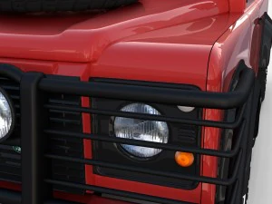 land rover defender 110 pick up rev 3D Model