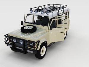 full land rover defender 110 station wagon rev 3D 모델