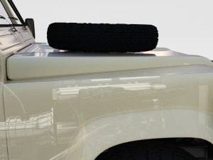 full land rover defender 110 station wagon rev 3D 모델