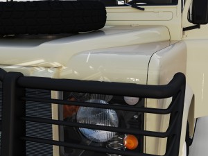 full land rover defender 110 station wagon rev 3D 모델