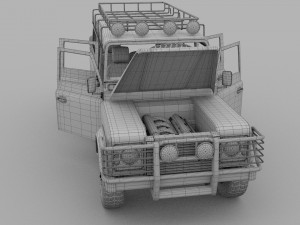 full land rover defender 110 station wagon rev 3D 모델