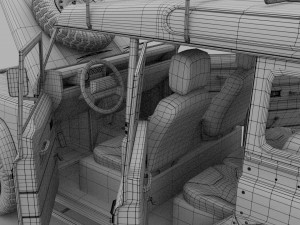 full land rover defender 110 station wagon rev 3D 모델