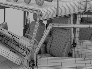full land rover defender 110 station wagon rev 3D 모델