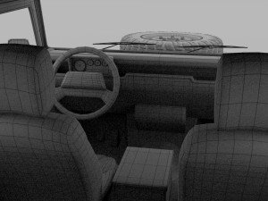 land rover defender 110 station wagon w interior 3D 모델