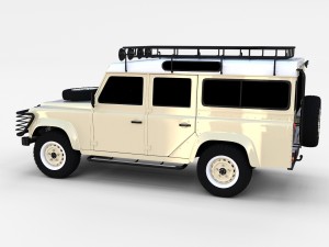 land rover defender 110 station wagon rev 3D Model
