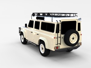 land rover defender 110 station wagon rev 3D Model