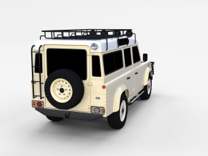 land rover defender 110 station wagon rev 3D Model