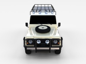 land rover defender 110 station wagon rev 3D Model