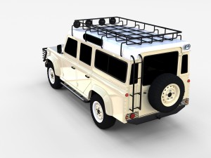 land rover defender 110 station wagon rev 3D Model