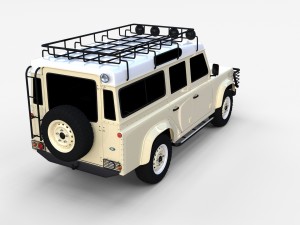 land rover defender 110 station wagon rev 3D Model