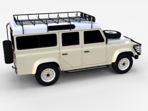 land rover defender 110 station wagon rev 3D Model