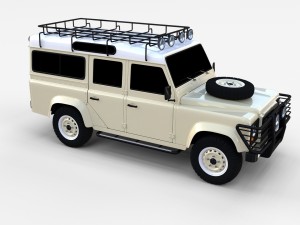 land rover defender 110 station wagon rev 3D Model