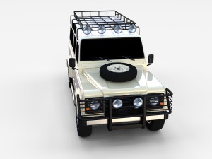 land rover defender 110 station wagon rev 3D Model
