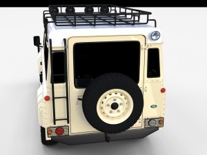 land rover defender 110 station wagon rev 3D Model