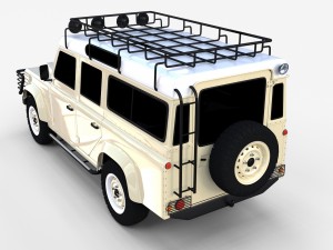 land rover defender 110 station wagon rev 3D Model