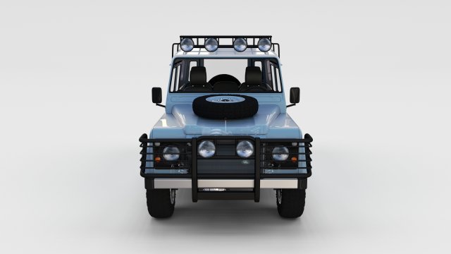 full land rover defender 110 utility station wagon Modello 3D .c4d .max .obj .3ds .fbx .stl .blend 