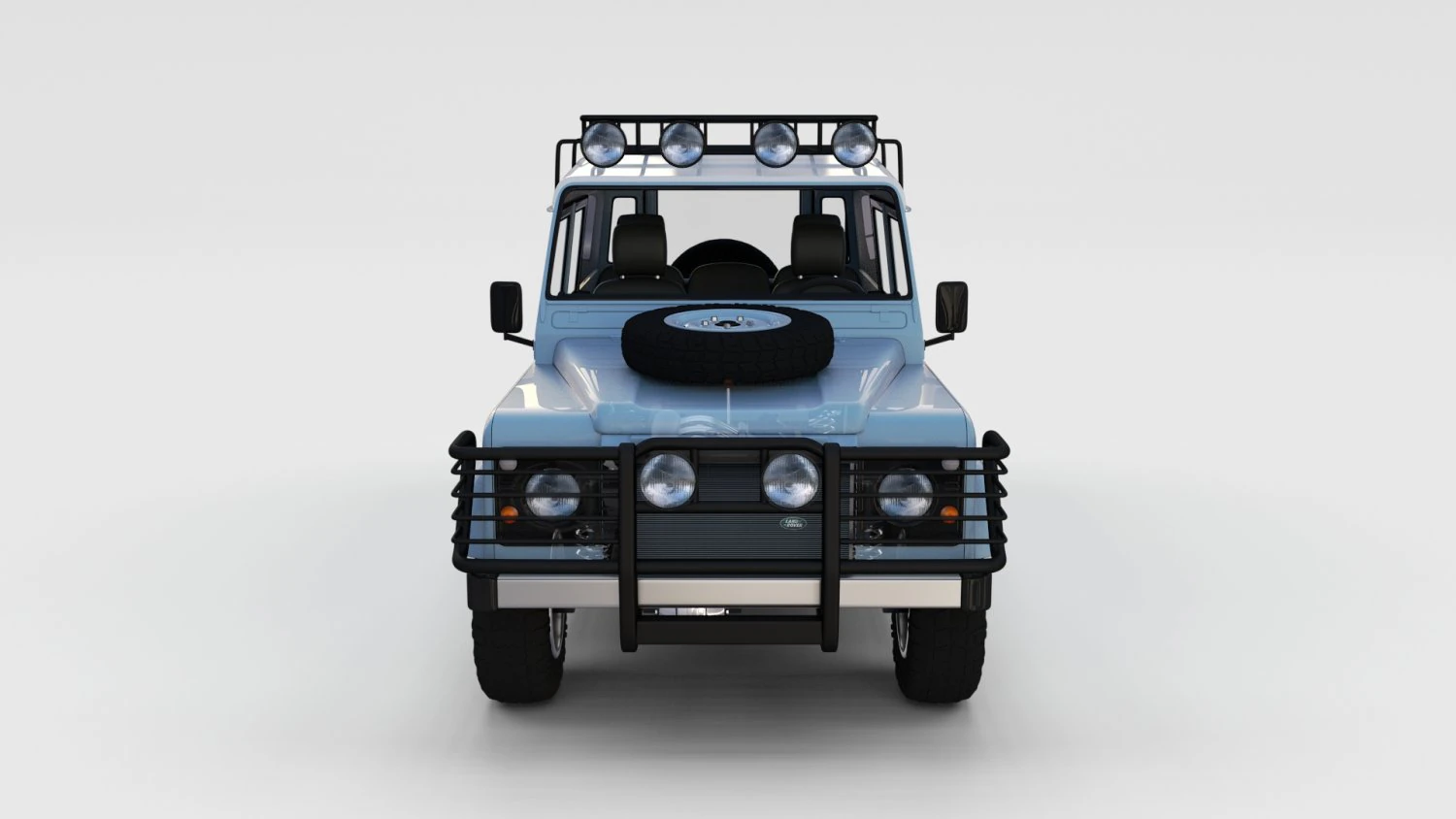 full land rover defender 110 utility station wagon 3D Model .c4d .max .obj .3ds .fbx .stl .blend 