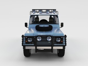 full land rover defender 110 utility station wagon 3D Model