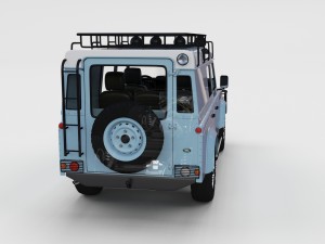 full land rover defender 110 utility station wagon Modello 3D