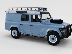 full land rover defender 110 utility station wagon Modello 3D