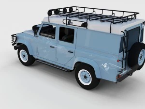 full land rover defender 110 utility station wagon 3D Model