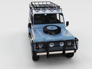 full land rover defender 110 utility station wagon Modello 3D