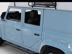 full land rover defender 110 utility station wagon Modello 3D