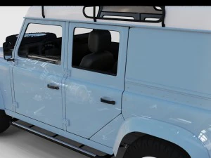 full land rover defender 110 utility station wagon 3D Model