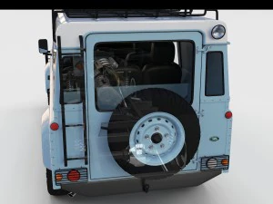 full land rover defender 110 utility station wagon 3D Model