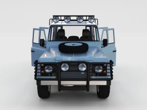 full land rover defender 110 utility station wagon 3D Model