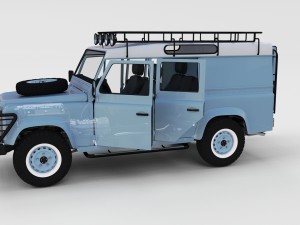 full land rover defender 110 utility station wagon Modello 3D