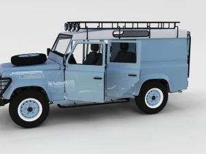 full land rover defender 110 utility station wagon 3D Model