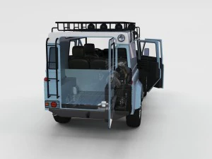 full land rover defender 110 utility station wagon 3D Model