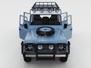 full land rover defender 110 utility station wagon Modello 3D
