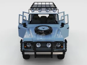 full land rover defender 110 utility station wagon 3D Model