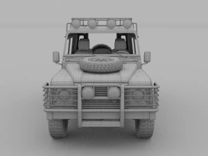 full land rover defender 110 utility station wagon 3D Model