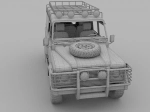 full land rover defender 110 utility station wagon 3D Model