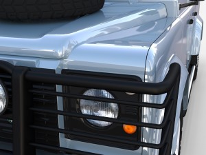 land rover defender 110 utility station wagon w in Model 3D