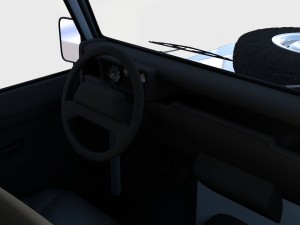 land rover defender 110 utility station wagon w in Model 3D