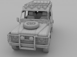 land rover defender 110 utility station wagon w in Model 3D