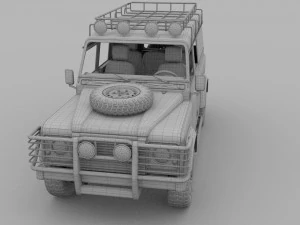 land rover defender 110 utility station wagon w in 3D Model