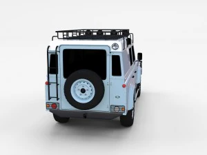 land rover defender 110 utility station wagon rev 3D Model