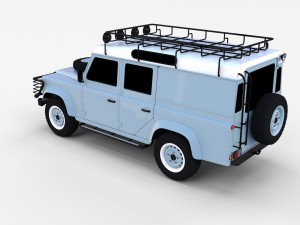 land rover defender 110 utility station wagon rev 3D Model