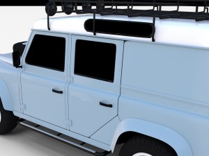 land rover defender 110 utility station wagon rev 3D Model
