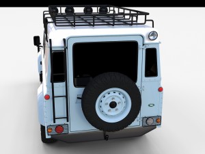 land rover defender 110 utility station wagon rev 3D Model