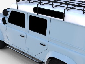 land rover defender 110 utility station wagon rev 3D Model