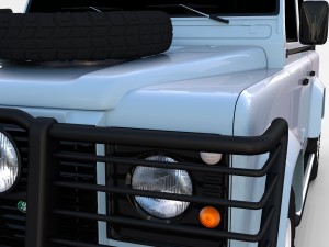 land rover defender 110 utility station wagon rev 3D Model