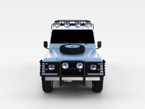 land rover defender 110 utility station wagon rev 3D Model