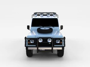 land rover defender 110 utility station wagon rev 3D Model