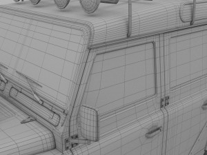 land rover defender 110 utility station wagon rev 3D Model